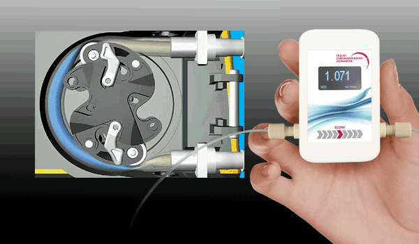 Fast & Accurate Measurement of Mass Flow from Peristaltic Pumps